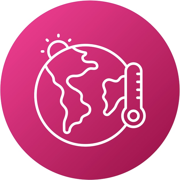 Vector Design Climate Change Icon Style