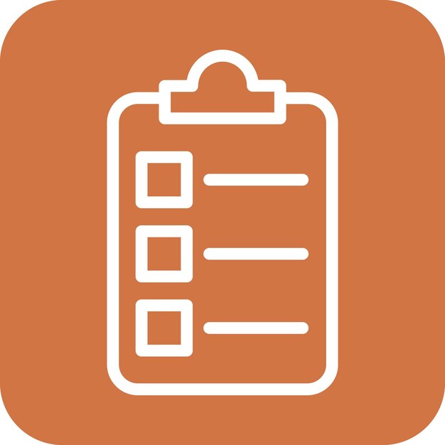 Vector Design Clipboard Icon Style