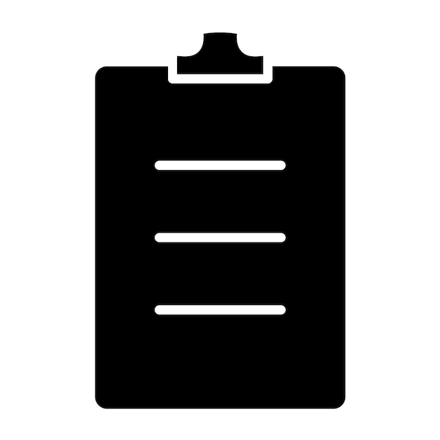 Vector Design Clipboard Icon Style