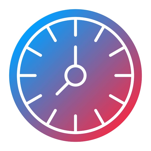 Vector vector design clock icon style