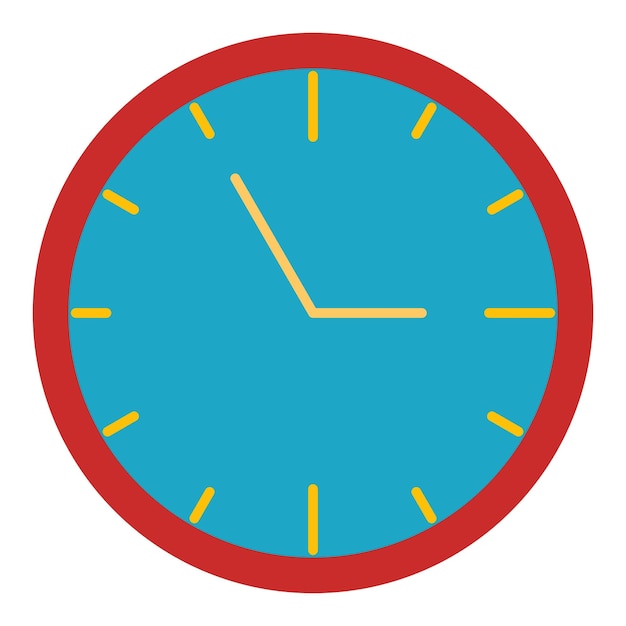 Vector Design Clock Icon Style