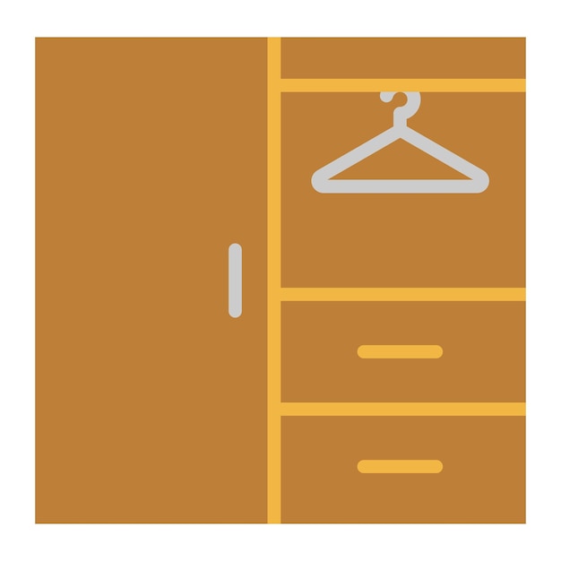 Vector vector design closet icon style