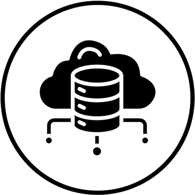 Vector Design Cloud Computing Icon Style