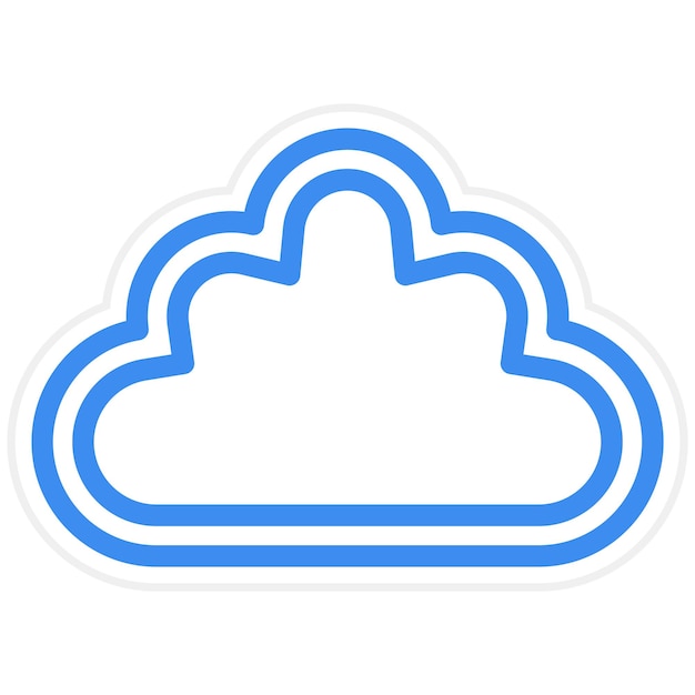 Vector Design Cloud Icon Style