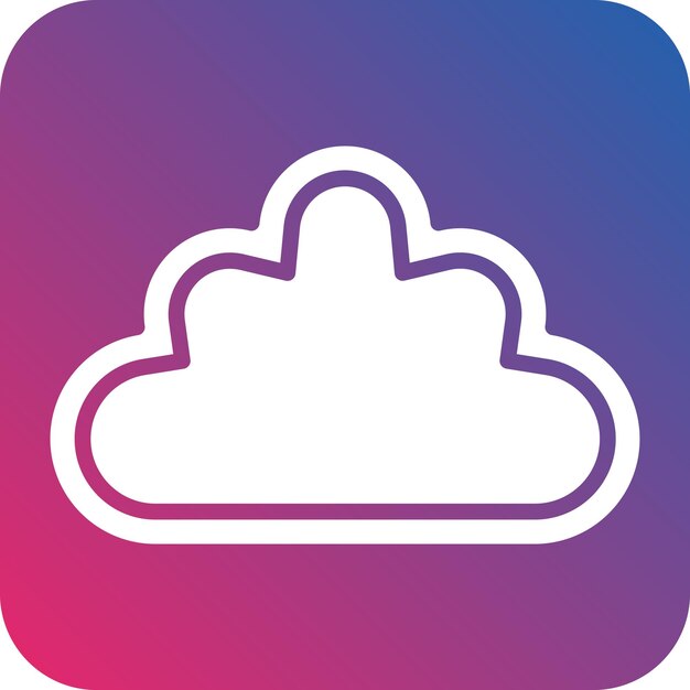 Vector Design Cloud Icon Style