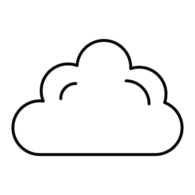 Vector Design Cloud Icon Style