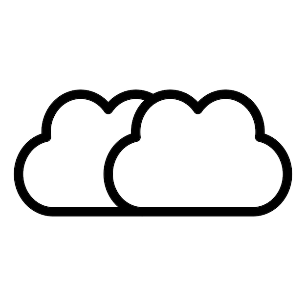 Vector Design Clouds Icon Style