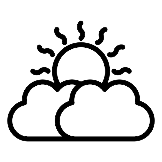 Vector Design Cloudy Icon Style