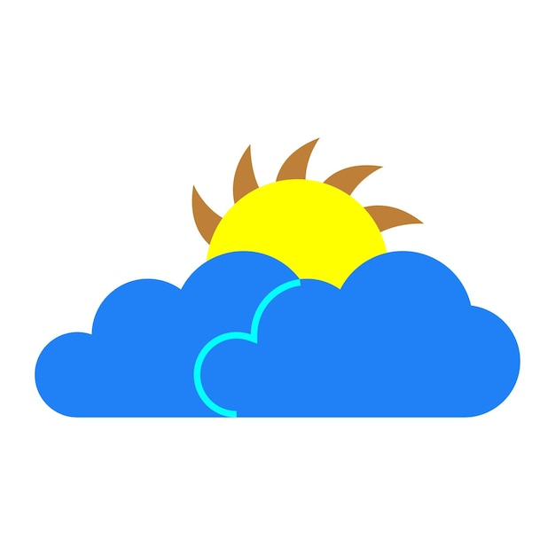 Vector Design Cloudy Icon Style