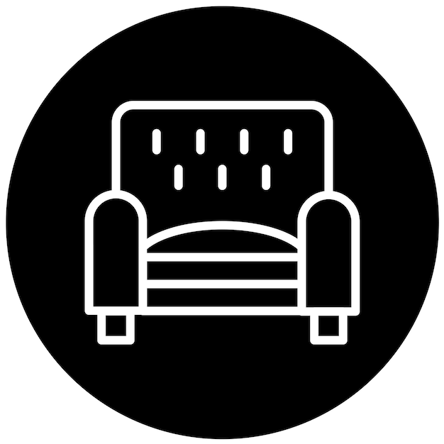 ベクターデザインクラブチェア アイコンスタイル