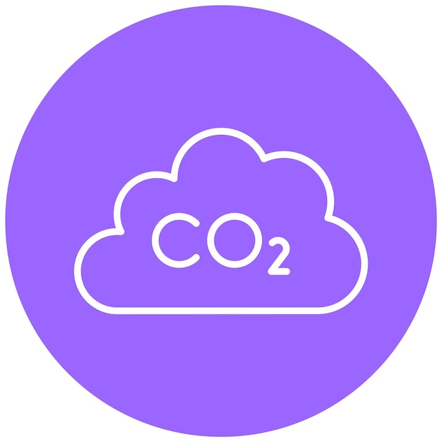 Vector Design Co2 Icon Style