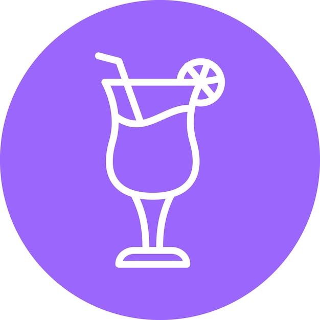 Vector Design Cocktail Icon Style