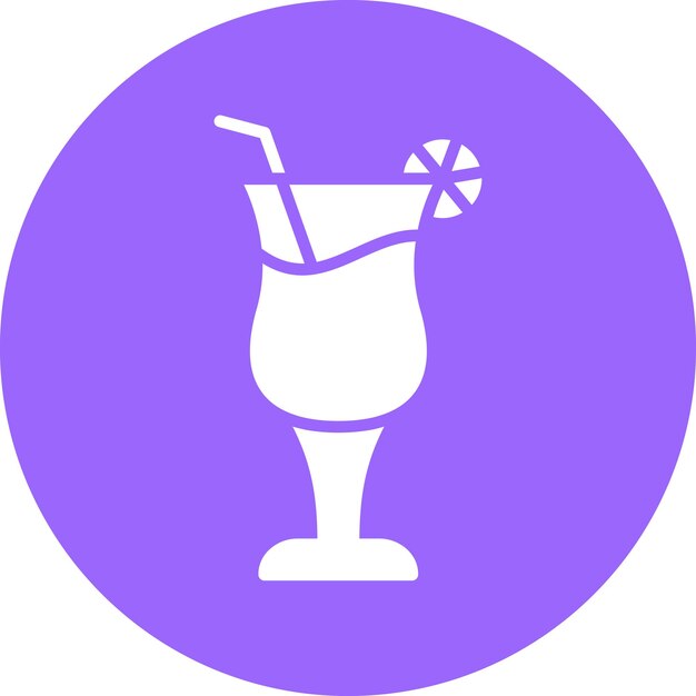 Vector Design Cocktail Icon Style