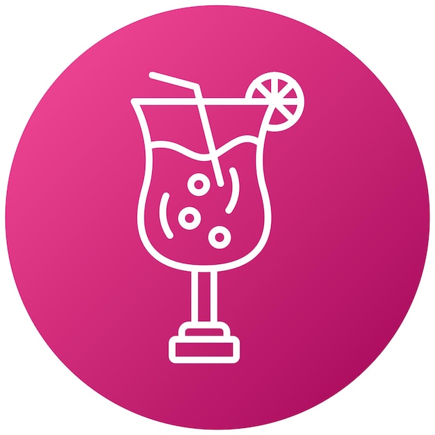 Vector Design Cocktail Icon Style