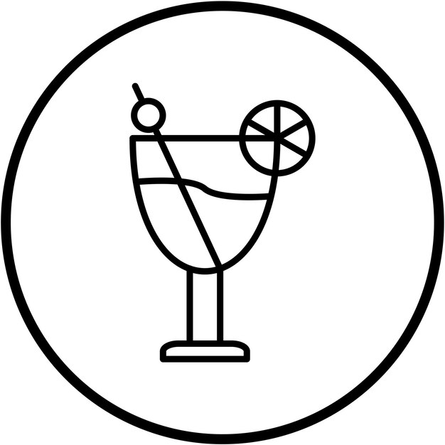 Vector Design Cocktails Icon Style