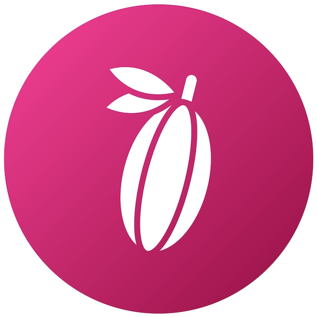Vector Design Cocoa Charm Icon Stijl