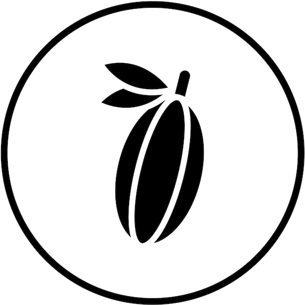Vector Design Cocoa Charm Icon Stijl