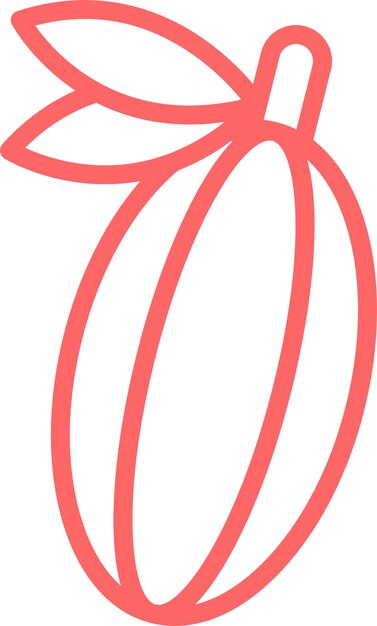 Vector Design Cocoa Charm Icon Stijl
