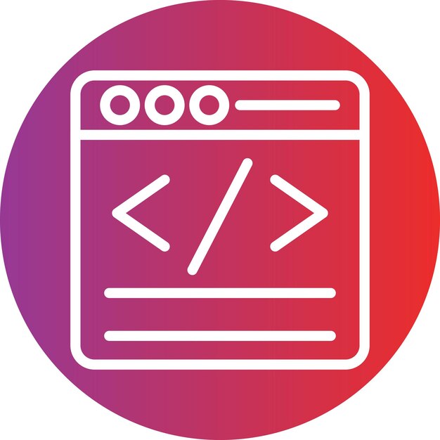 ベクトル デザイン コード アイコン スタイル