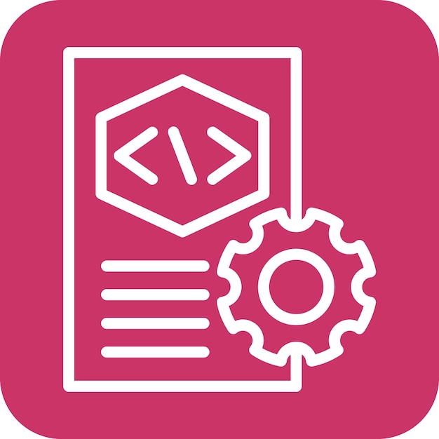 vector design code setting icon style