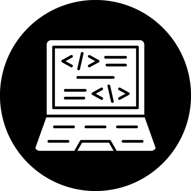 터 디자인 코딩 아이콘 스타일