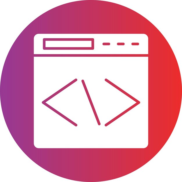vector design coding icon style
