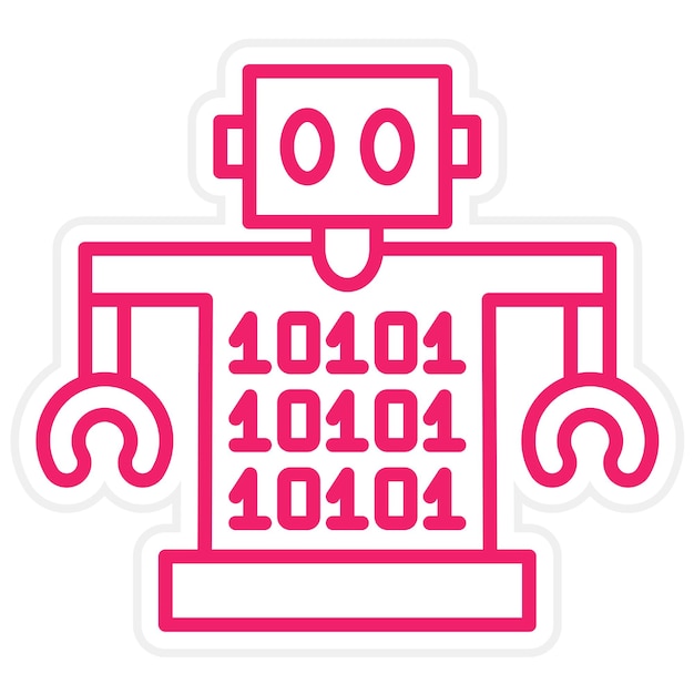 vector design coding icon style