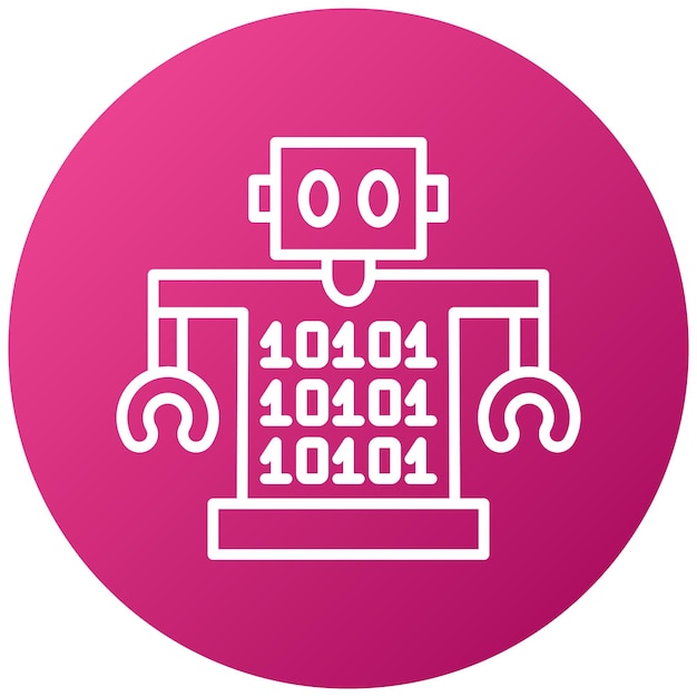 vector design coding icon style