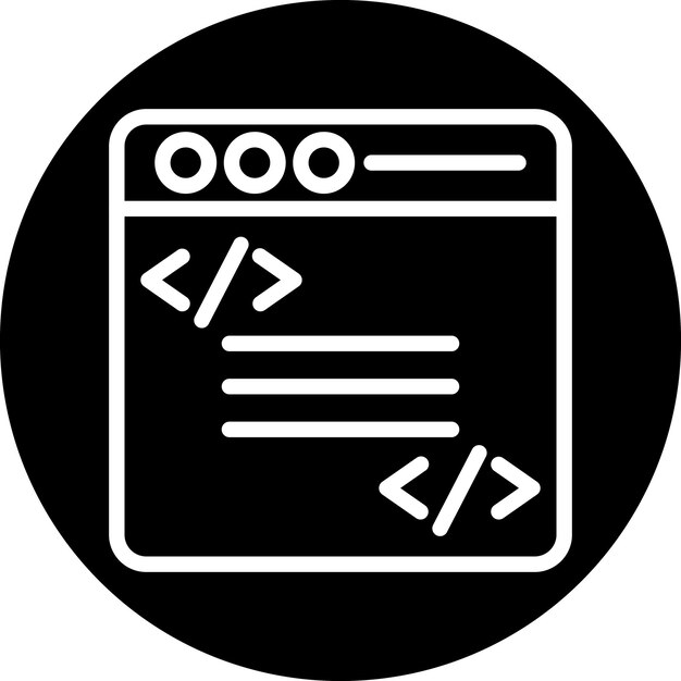 ベクトルデザインコーディング言語 アイコンスタイル