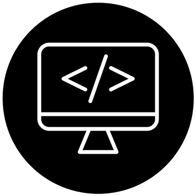 vector design coding tools icon style
