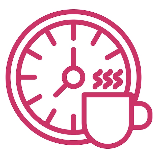 Vector design coffee break icon style