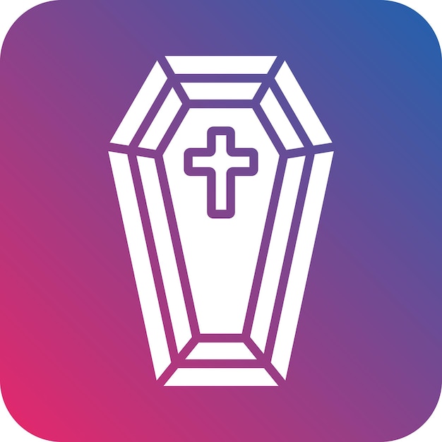 Vector Design Coffin Icon Style