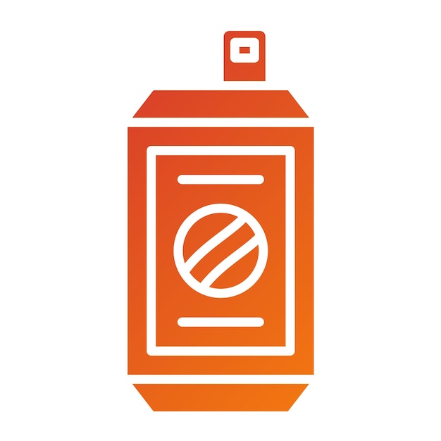Vector Design Cola Can Icon Stijl