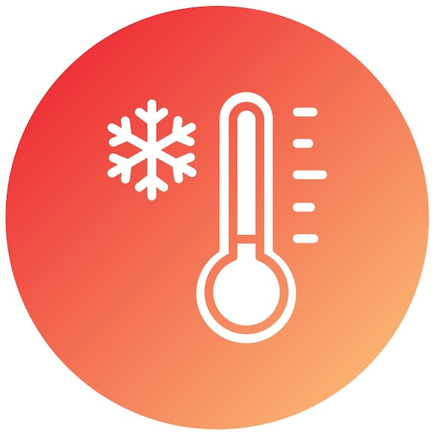 Vector Design Cold Icon Style