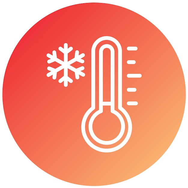 Vector Design Cold Icon Style