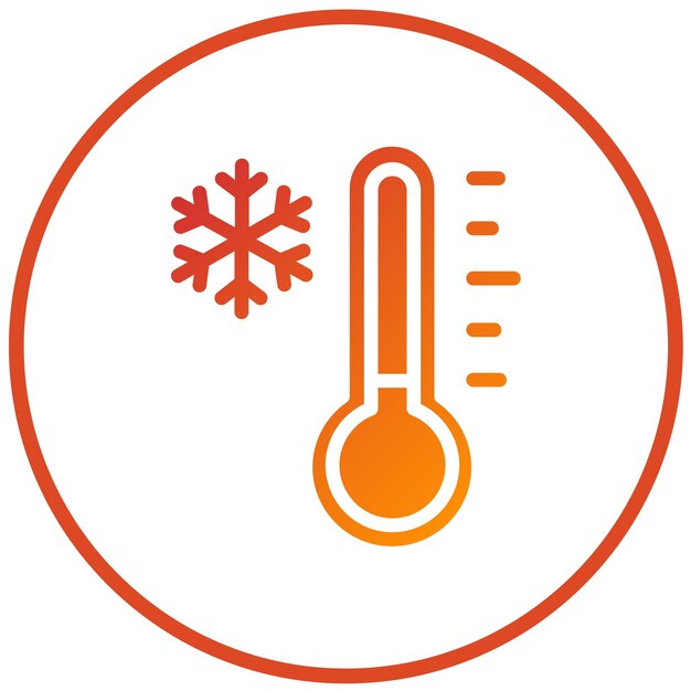 Vector Design Cold Icon Style