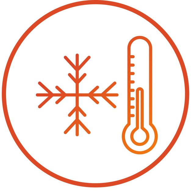 Vector Design Cold Icon Style
