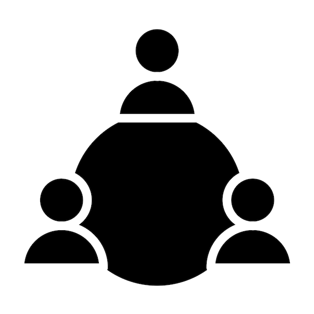 Vector Design Collaboration Icon Style (Icon stijl voor vectorontwerp)