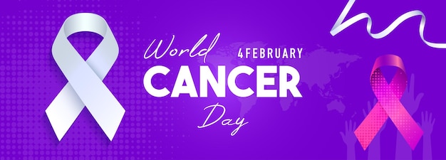 Vector vector design commemorating world cancer day february 4th world cancer day awareness