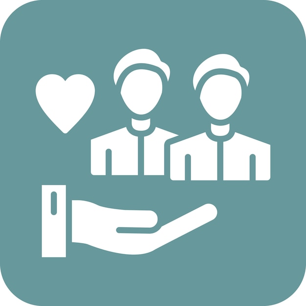 Vector Design Community Service Icon Style