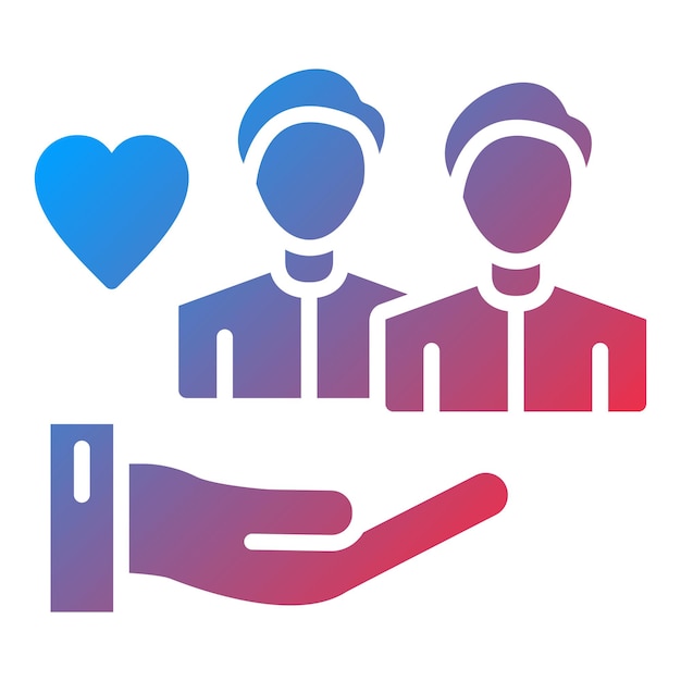 Vector Design Community Service Icon Style