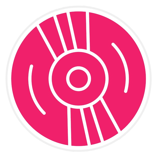 Vector vector design compact disk icon style