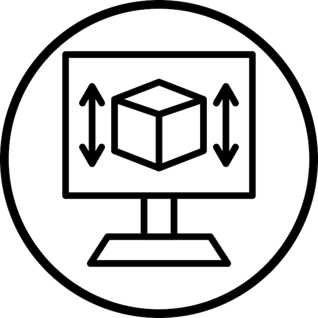 터 디자인 컴퓨터 지원 디자인 아이콘 스타일