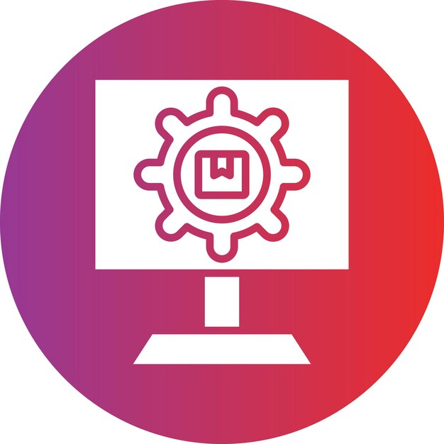 터 디자인 컴퓨터 지원 제조 아이콘 스타일