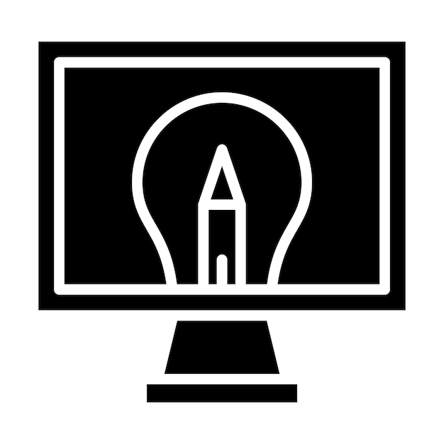 Vector vector design computer graphic icon style