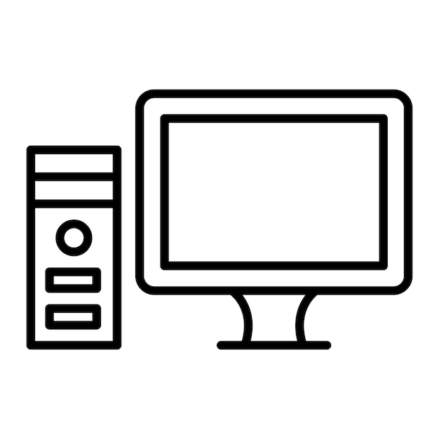 Vector Design Computer Icon Style