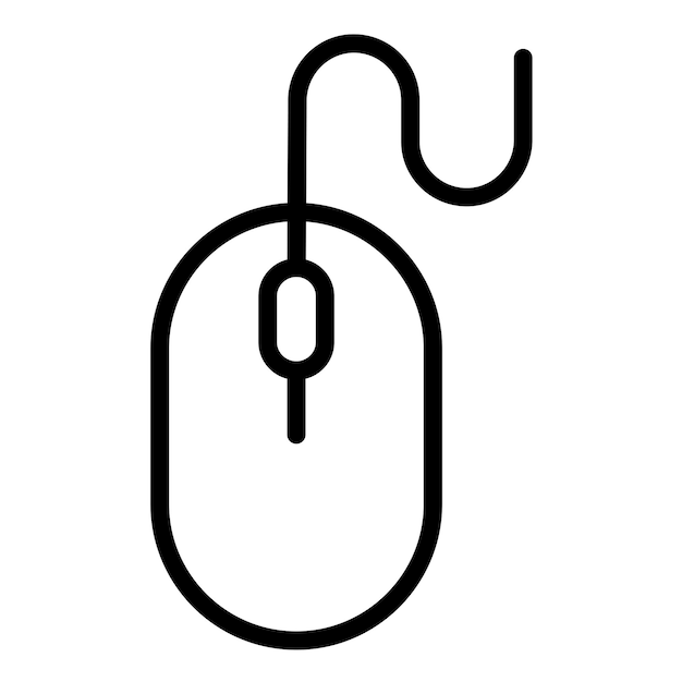 터 디자인 컴퓨터 마우스 아이콘 스타일
