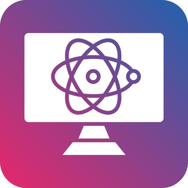 Векторный дизайн Икона стиля информатики