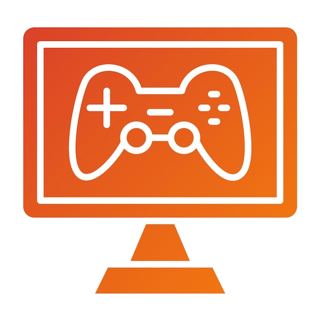 Vector Design Computerspel Icon Stijl