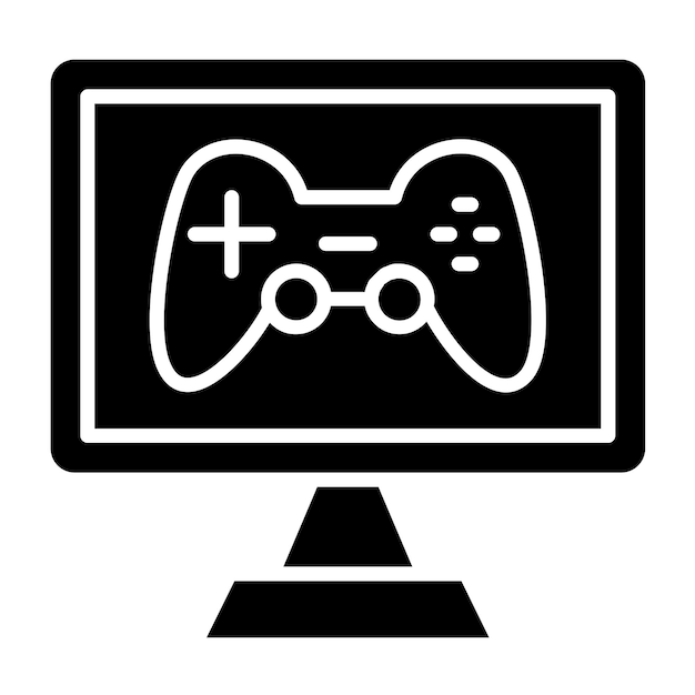 Vector Design Computerspel Icon Stijl